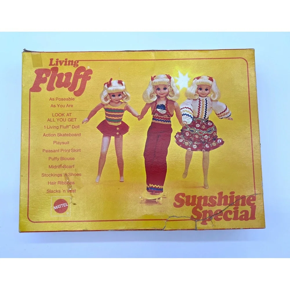 Vintage Barbie Skipper 1971 Living Fluff Sunshine Special Sears Exclusive